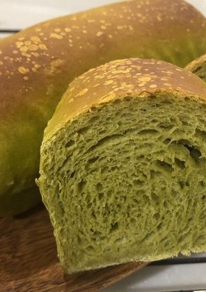 もっちり抹茶パン-レシピのメイン写真