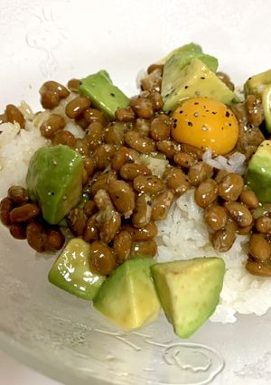 5分でできる!納豆アボカド丼-レシピのメイン写真