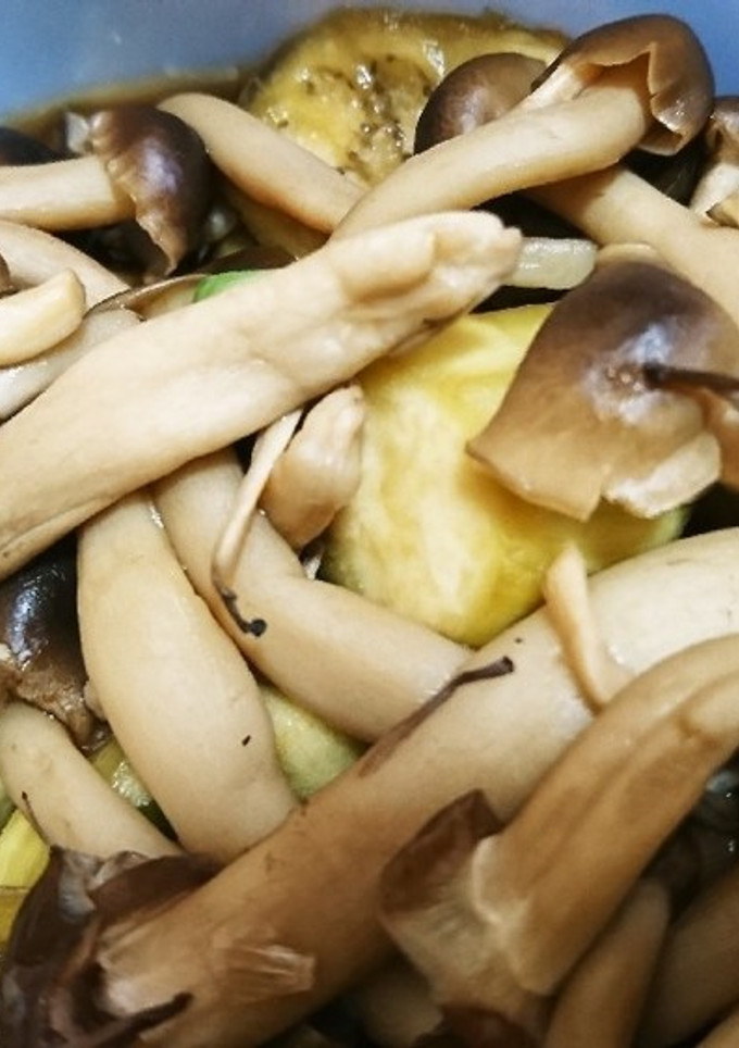 ナス、しめじの油淋鶏風 レンジで簡単-レシピのメイン写真