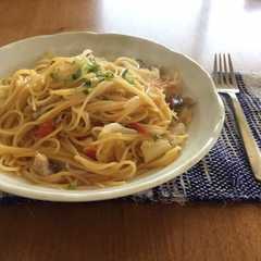 รูปของ 春キャベツのワンポットパスタ