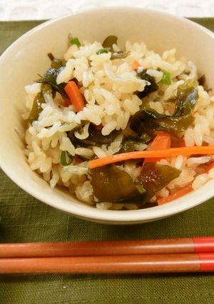 じゃことわかめの炊き込みご飯-レシピのメイン写真