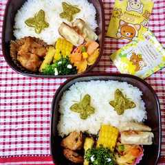 รูปของ 簡単キャラ弁☆ちょうちょ