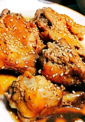 ▼手羽元のさっぱりこっくり煮-レシピのメイン写真