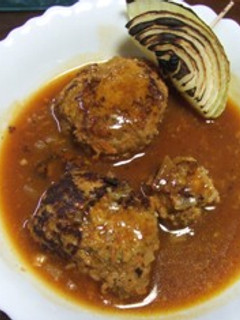 お肉少なめ煮込みハンバーグ-レシピのメイン写真