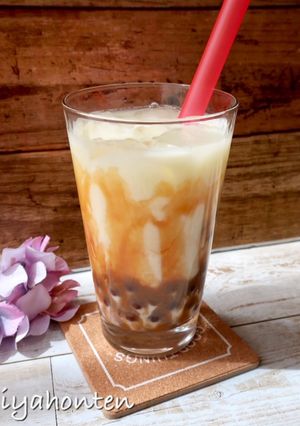 豆乳あま酒×キャラメルタピオカ-レシピのメイン写真