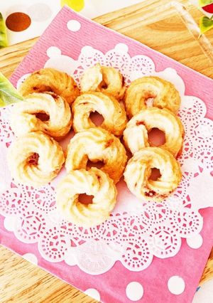 絞り出し♡苺ミルクおからクッキー♡-レシピのメイン写真
