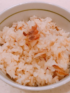 圧力鍋で、アジの開きの炊き込みご飯+茶漬-レシピのメイン写真