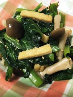 麺つゆだけ!簡単小松菜のおひたし☆-レシピのメイン写真