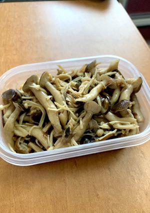 キノコの塩昆布おかか炒め 【作り置き】-レシピのメイン写真