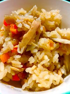 ツナと舞茸の炊き込みご飯-レシピのメイン写真