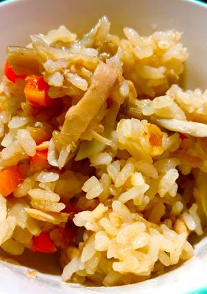 ツナと舞茸の炊き込みご飯-レシピのメイン写真