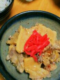 たけのこと豚の味噌炒め煮-レシピのメイン写真
