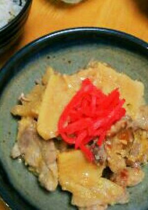 たけのこと豚の味噌炒め煮-レシピのメイン写真