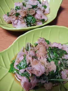 豚肉と水菜のさっぱりみぞれ炒め☆-レシピのメイン写真