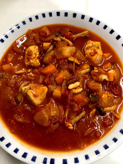 【幼児食】取分けOK 鶏と野菜のトマト煮-レシピのメイン写真