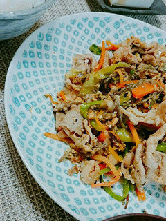 もずくと野菜の七味チャンプルー-レシピのメイン写真