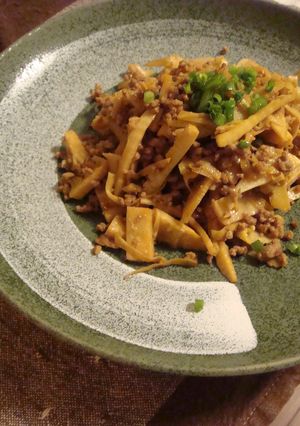 たけのこ＆ひき肉炒め✿ฺカレー風味✿ฺ-レシピのメイン写真