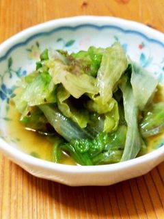 簡単!レタスの炒めもの★-レシピのメイン写真