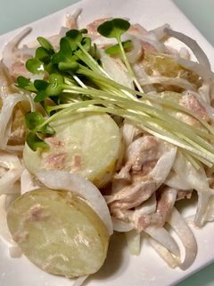 新じゃがと新玉ねぎのツナマヨサラダ-レシピのメイン写真
