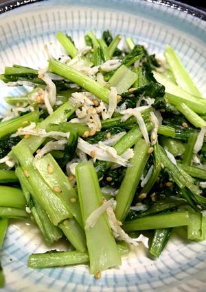 簡単☆しらすとカブの葉炒め-レシピのメイン写真