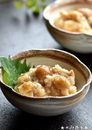 うちのなめこおろしは酢味噌和え☆-レシピのメイン写真