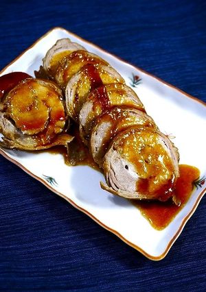 簡単！豚ロースのバラ巻きチャーシュー-レシピのメイン写真