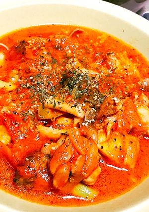 ▼我が家の簡単チキンのトマト煮-レシピのメイン写真