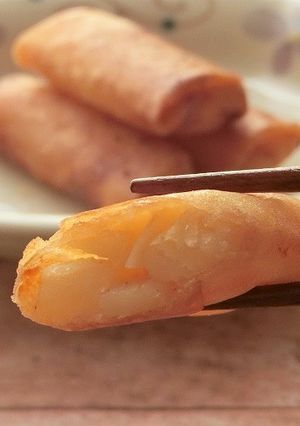 冷凍フライドポテトのツナマヨミニ春巻き-レシピのメイン写真