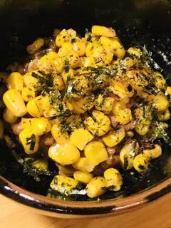 毎日の納豆●焼きコーン&納豆の前菜-レシピのメイン写真