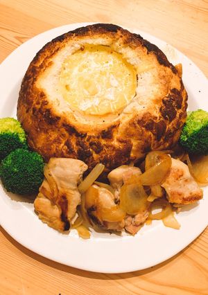 カマンベールチーズで簡単チーズフォンデュ-レシピのメイン写真
