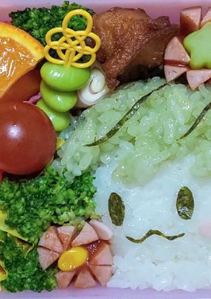 キャラ弁 ご当地キャラ くわまる-レシピのメイン写真