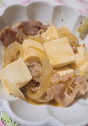 レンチンわさび肉豆腐-レシピのメイン写真