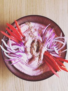 ビーツのお豆腐フムス*ヴィーガン-レシピのメイン写真