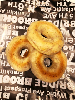 しっとり食感☆バナナハニー焼きドーナツ-レシピのメイン写真