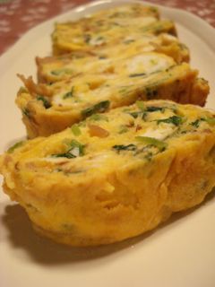 ✿みつば✿なめたけ入り✿卵焼き-レシピのメイン写真