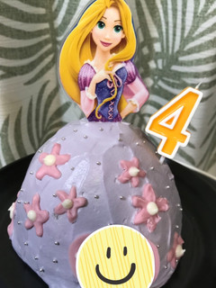 キャラケーキ ラプンツェル-レシピのメイン写真