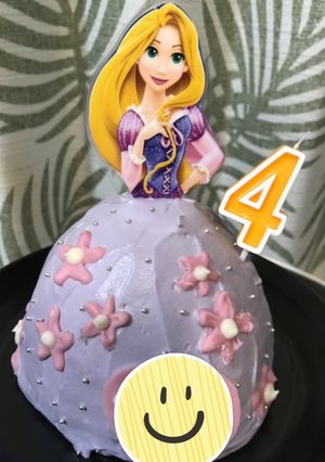 キャラケーキ ラプンツェル-レシピのメイン写真