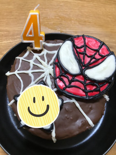 キャラケーキ スパイダーマン-レシピのメイン写真