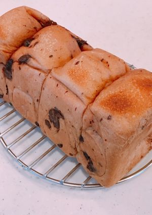 HBと食パン型で、マーブルチョコ山形パン-レシピのメイン写真