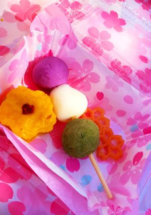 ワンちゃん用 3色団子-レシピのメイン写真