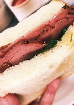 パストラミビーフサンド-レシピのメイン写真