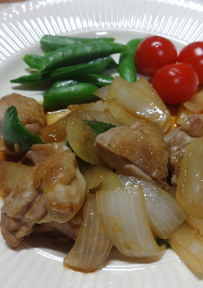 新たまねぎとチキンの炒めもの（丸新本家）-レシピのメイン写真