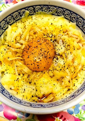 バター醤油TKG withとろけるチーズ-レシピのメイン写真