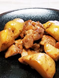 甘辛たれで♪鶏肉とじゃが芋の甘辛炒め-レシピのメイン写真