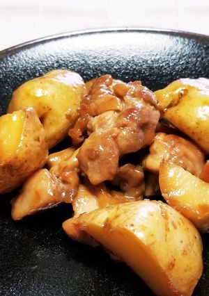 甘辛たれで♪鶏肉とじゃが芋の甘辛炒め-レシピのメイン写真