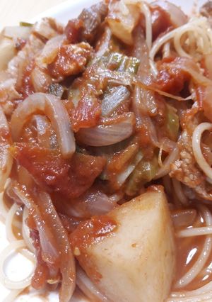 水煮缶まるごと使用☆鶏肉と野菜のトマト煮-レシピのメイン写真