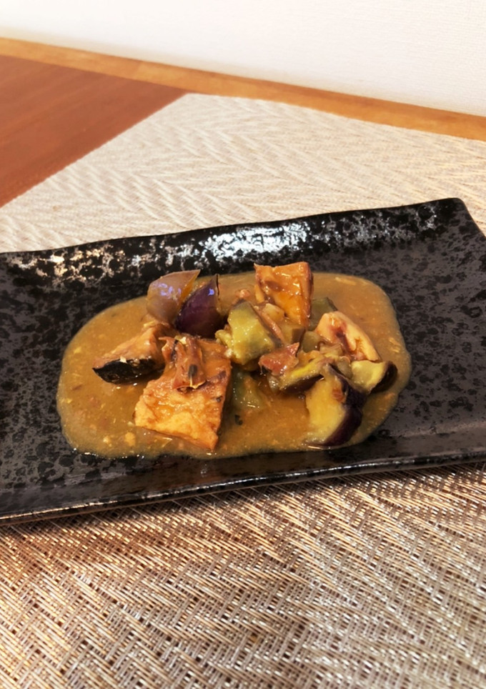 さばの味噌煮缶とナスで麻婆ナス風-レシピのメイン写真