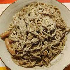 蕎麦ジェノベーゼ　隠し味は味噌汁？！-レシピのメイン写真