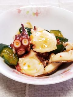 ☆タコとピリ辛きゅうり♪和え☆-レシピのメイン写真