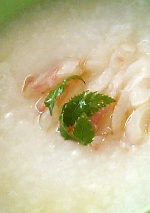 ちょっと豪華に♪鯛の中華おかゆ-レシピのメイン写真